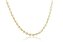 Choker Com Folhas Folheado Em Ouro 18k [F027] - Imagem 1