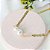 Choker Corrente Com Duas Pérolas Grandes [F027] - Imagem 3