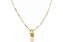 Colar  Corrente Cartier Pingente Cadeado Folheado Ouro 18k [F027] - Imagem 1
