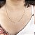 Colar Corrente Italiana Com Bolinha Dourada Folheado Em Ouro 18k [F027] - Imagem 2