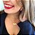 Colar Personalizado Com Nome Folheado Em Ouro 18k [F027] - Imagem 2