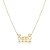Colar Personalizado De Familia Folheado Em Ouro 18k [F027] - Imagem 1