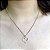 Conjunto De Coração Com Zircônia E Corrente Em Elos [F027] - Imagem 4