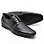 Sapato Casual Conforto Couro De Carneiro Preto [F008] - Imagem 4