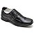 Sapato Casual Conforto Couro Preto [F008] - Imagem 2