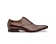 Sapato Oxford Masculino Solado Couro Cromo Argentino Marrom [F008] - Imagem 2