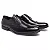 Sapato Social Masculino Oxford Youth Couro Preto 612 [F008] - Imagem 1