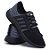 Tênis Caminhada Colors Preto E Azul [F008] - Imagem 2