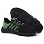Tênis Caminhada Colors Preto E Verde [F008] - Imagem 3