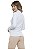 Blusa Manga Longa Crepe Gola Alta Branca [F081] - Imagem 3
