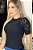 Blusa Tricot Manga Curta Gola Alta [F081] - Imagem 6