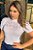 Blusa Tricot Manga Curta Gola Alta [F081] - Imagem 2