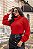 Blusa Tricot Gola Cacharrel Manga Longa Bufante [F081] - Imagem 1