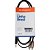 Cabo de Áudio Linha Brasil P2 Estéreo X 2 RCA 1,8m Preto HAYONIK [F003] - Imagem 2