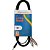 Cabo de Áudio Linha Brasil P2 Estéreo X 2 RCA 3m Preto HAYONIK [F003] - Imagem 1