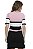 Vestido Midi Fenda Tricot Elastano Listrado [F081] - Imagem 4