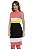 Vestido Midi Tricot Listrado Gola Canoa [F081] - Imagem 2