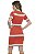 Vestido Midi Tricot Listras Gola Alta [F081] - Imagem 9