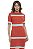 Vestido Midi Tricot Listras Gola Alta [F081] - Imagem 7
