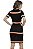 Vestido Midi Tricot Listras Gola Alta [F081] - Imagem 6
