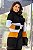 Casaco Tricot Listrado Tricolor [F081] - Imagem 5