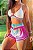 Conjunto Top E Short Tricot Decote Em V [F081] - Imagem 1