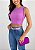 Cropped Básico Canelado Tricot Modal [F081] - Imagem 5