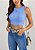 Cropped Básico Canelado Tricot Modal [F081] - Imagem 7