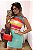 Cropped Tricot Com Manga Mosaico [F081] - Imagem 2