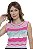 Cropped Tricot Com Manga Mosaico [F081] - Imagem 5