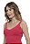 Cropped Tricot Modal Liso Em V [F081] - Imagem 3