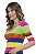 Cropped Tricot Modal Manga Curta Listras [F081] - Imagem 4