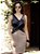Vestido Curto Cirrê Alças Vazado Cruzado Bege [F081] - Imagem 1