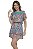 Vestido Curto Crepe Mangas Curtas Flok [F081] - Imagem 1