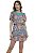 Vestido Curto Crepe Mangas Curtas Flok [F081] - Imagem 2
