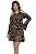 Vestido Curto Mangas Flare Estampado Curto [F081] - Imagem 1