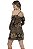 Vestido Curto Mangas Flare Estampado Curto [F081] - Imagem 3