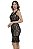 Vestido Curto Rendado Sem Mangas [F081] - Imagem 1