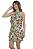 Vestido Curto Viscose Babado Ciganinha Estampado [F081] - Imagem 1