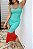 Vestido Longo Tricot Bicolor Vazado [F081] - Imagem 2