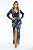 Vestido Longo Viscolycra Berlim Fenda Cor:azul;tamanho:u [F081] - Imagem 1