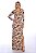 Vestido Longo Viscolycra Decote Vazado Cor:bege;tamanho:u [F081] - Imagem 1
