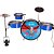 Bateria Infantil Luen Superman Azul [F002] - Imagem 1