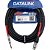 Cabo Para Microfone P10 x XLR 10m Preto Datalink [F002] - Imagem 1