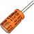 Capacitor Eletrolítico Bipolar 47uF x 100V CAPC0002 Laranja STORM - PCT / 100 [F002] - Imagem 1
