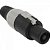 Conector Speakon de Linha Macho 4 Pólos PGSP0004 Preto/Cinza Storm - PCT / 10 [F002] - Imagem 1