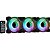 Kit 3 Coolers Aerocool Mirage 12 Pro ARGB + Hub + Controle [F002] - Imagem 4