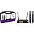 Microfone Sem Fio Harmonics HSF-200 Duplo [F002] - Imagem 1
