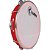 Pandeiro 10" Pele Leitosa Vermelho Luen [F002] - Imagem 1