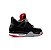 Tênis Air Jordan 4 Retro Bred Preto Vermelho [F116] - Imagem 4